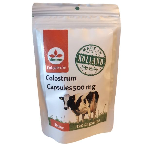 colostrum poeder capsules 120 stuks 500 mg