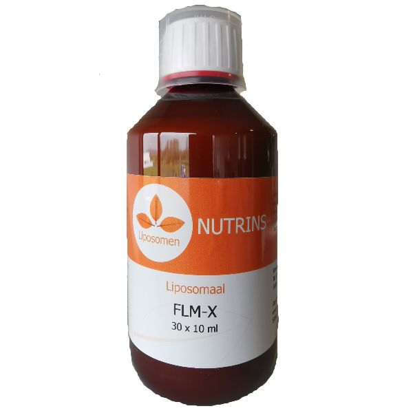 FLM-X liposomaal vitamine C, curcumine, rutine, quercetine. Huidverzorging van binnenuit.