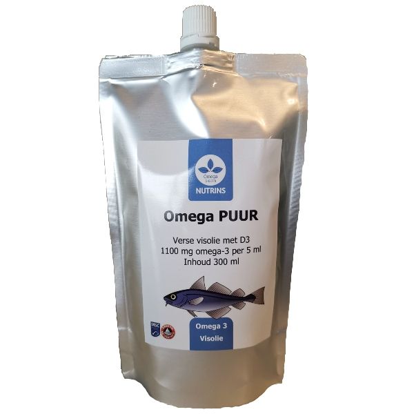 omega-3 puur vloeibare visolie