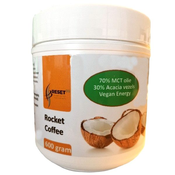 reset36 rocket coffee 600 gram - golden coffee - bullit coffee, veganenergy