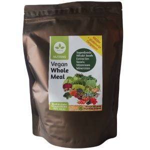Nutrins whole meal vegan verpakking voorzijde