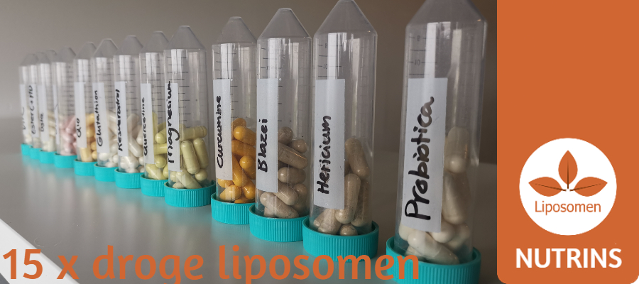 droge liposomen in capsules