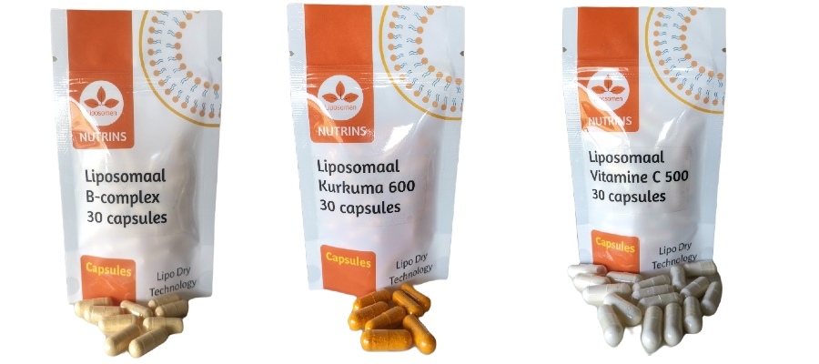droge liposomen in capsules