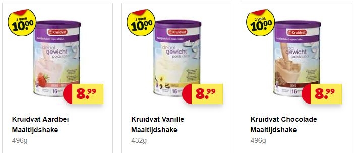 maaltijdvervangers Kruidvat