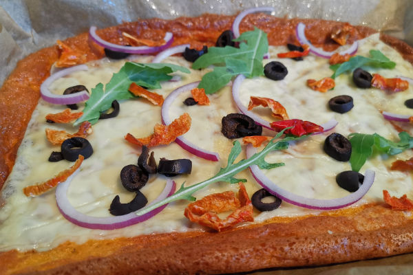 pizza zonder koolhydraten